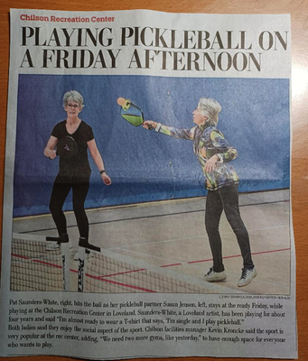 Local Artist Also Plays Pickleball